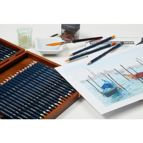 Derwent Academy Watercolour Pencil Light Blue Box of 6
