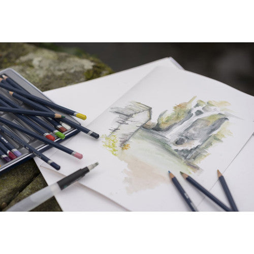 Derwent Academy Watercolour Pencils Assorted Tin 12