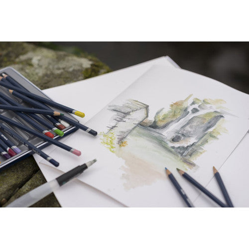 Derwent Academy Watercolour Pencils Assorted Tin 24