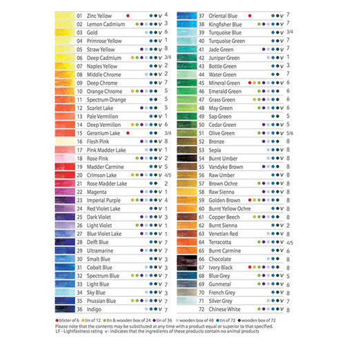 Derwent Academy Watercolour Pencils Assorted Tin 24