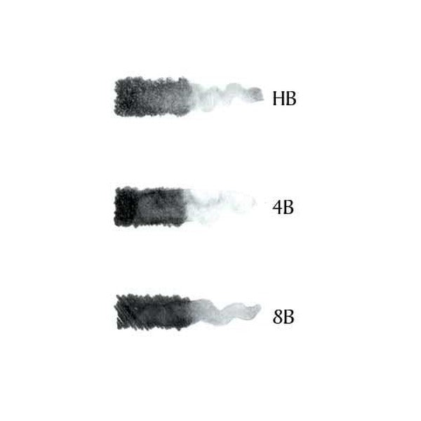 Derwent Watersoluble Sketching Pencil Dark Wash 8B Box of 12