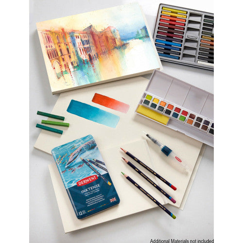 Derwent Inktense Paper Pad 12 x 10 Pack of 4