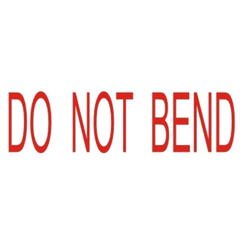 Deskmate Pre-Inked Office Stamp Do Not Bend Red