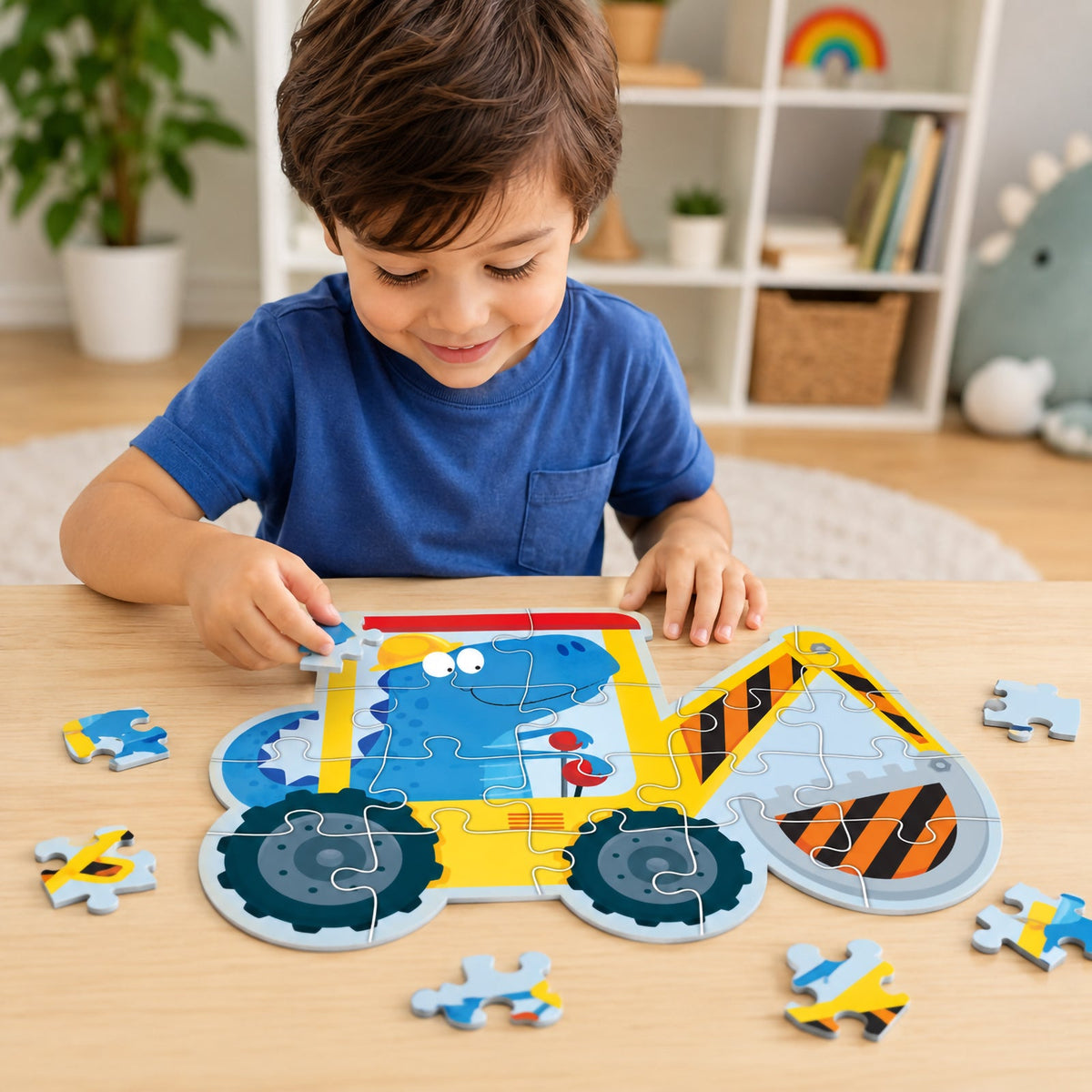 Dino Digger: Digger Shaped Puzzle