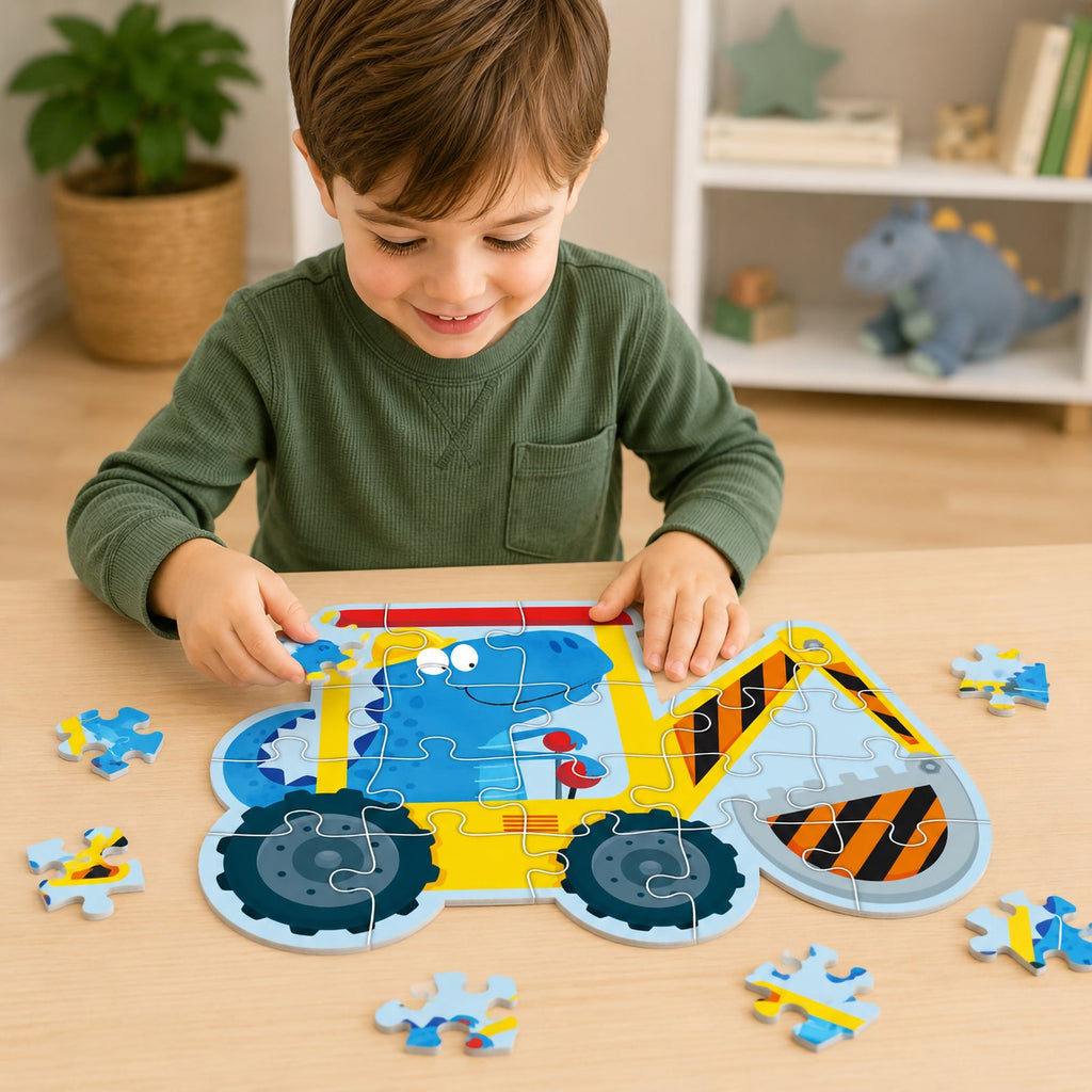 Dino Digger: Digger Shaped Puzzle
