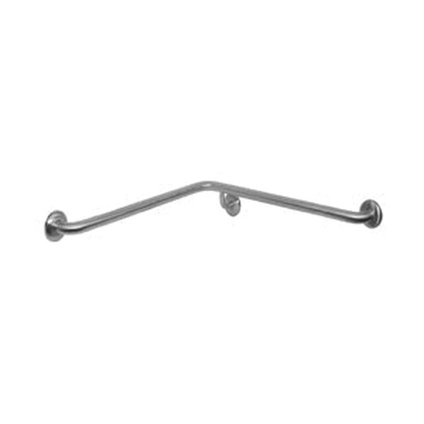 Dolphy Flush Mount Shower Grab Rail 750 x 750mm Left Hand