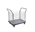 Dolphy Stainless Steel Linen Cart Matte Silver 815 x 560mm