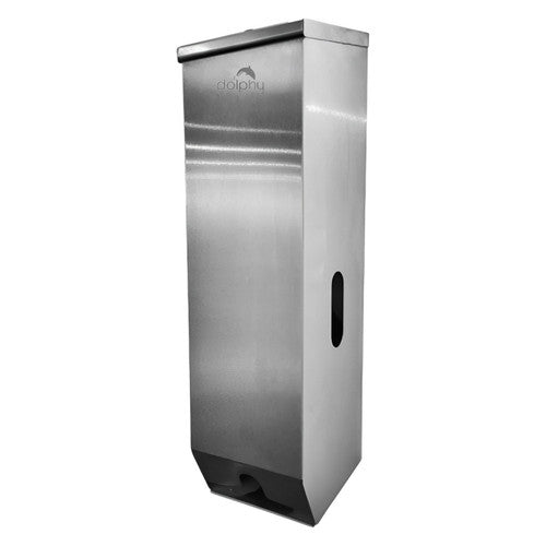 Dolphy Stainless Steel Triple Toilet Roll Dispenser Silver