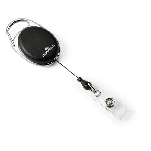 Durable Name Badge Reel Style 80cm Black Box 10