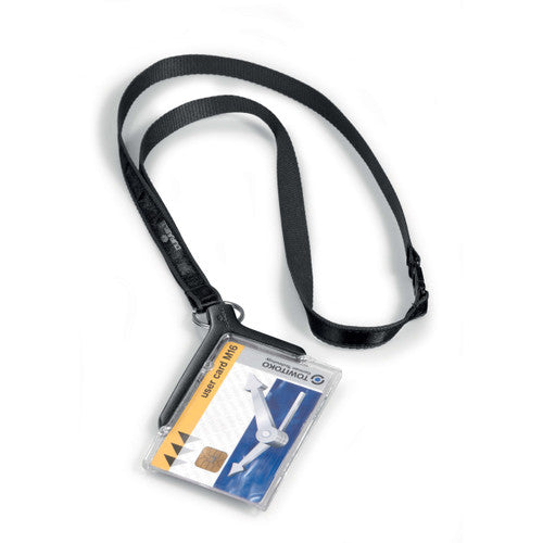 Durable Deluxe ID Card Holder with Lanyard