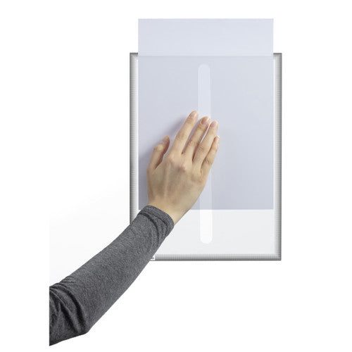 Durable Duraframe Info Frame Static Cling A4 Grey Pack 5