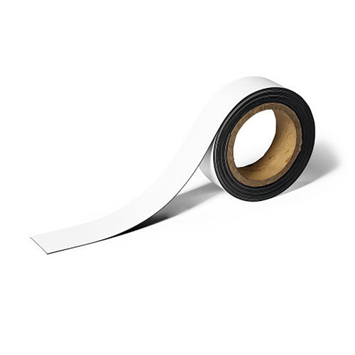 Durable Magnetic Labelling Tape 40mm x 5m White