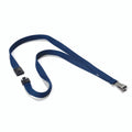 Durable Soft Textile Lanyard Midnight Blue 15 x 440mm