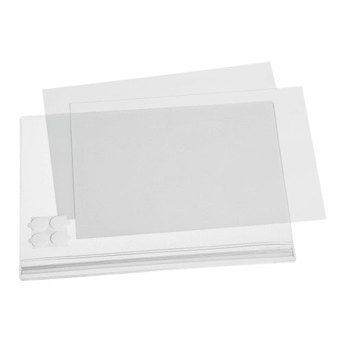 Durable Water-Resistant Pocket A4 Self-Adhesive Transparent Pack 5