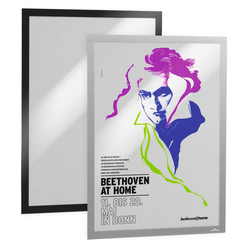 Duraframe Poster Frame A2 Silver Pack 1