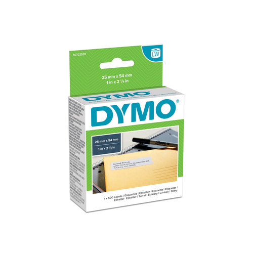 Dymo LabelWriter Return Address Labels 25 x 54mm Single Roll 500 Labels