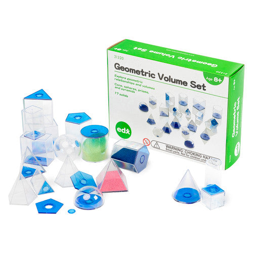 EDX Education 5cm Geometric Volume Set