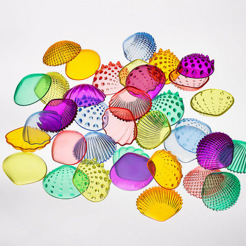 EDX Education Transparent Tactile Shells Jar of 72