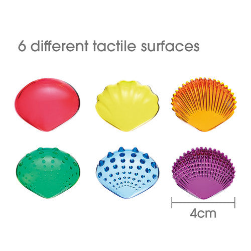 EDX Education Transparent Tactile Shells Jar of 72