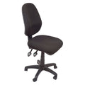 Rapidline EG100CH Heavy Duty High Back Commercial Grade Operator Chair Black Fabric