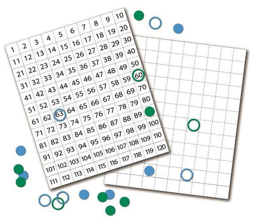 1-120 Magnetic Sheet Set 2 Sheets and 240 Magnets Dry Erase
