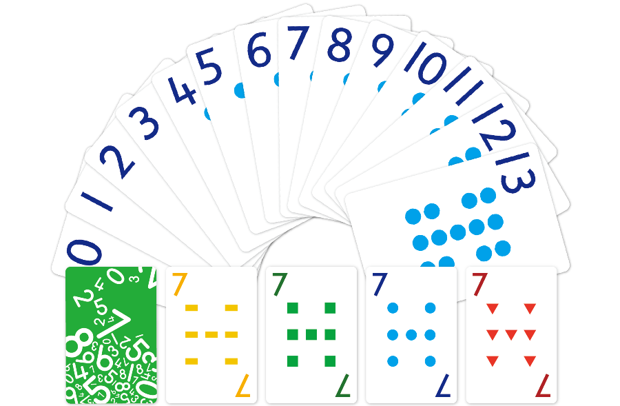 School Friendly Playing Cards Shapes and Subitising Patterns
