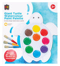 Giant Turtle Watercolour Paint Palette 9 Extra Large Blocks 39 x 35cm