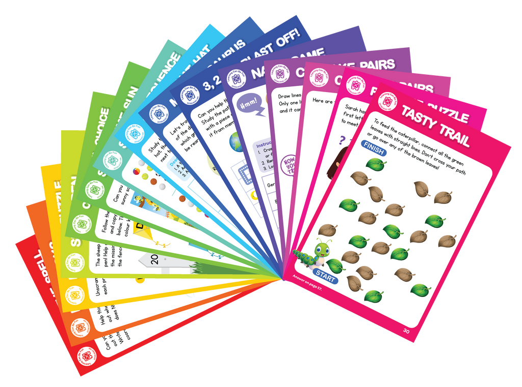 Brain Teasers Activity Pad Critical Thinking Puzzles Ages 5 Plus