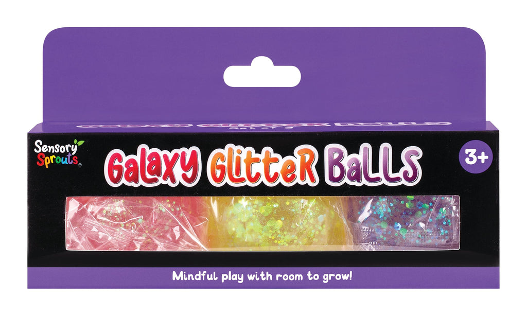 Sensory Sprouts Galaxy Glitter Ball Purple