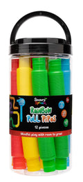 Sensory Sprouts Rainbow Pull Pipes Jar of 12