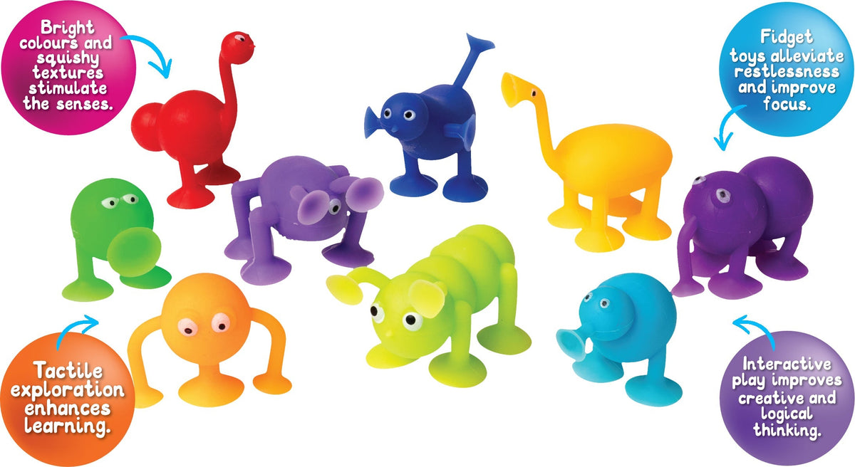 Sensory Sprouts Suction Monsters