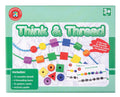 Think and Thread 72 Wooden Beads 4 Laces and 12 Pattern Cards