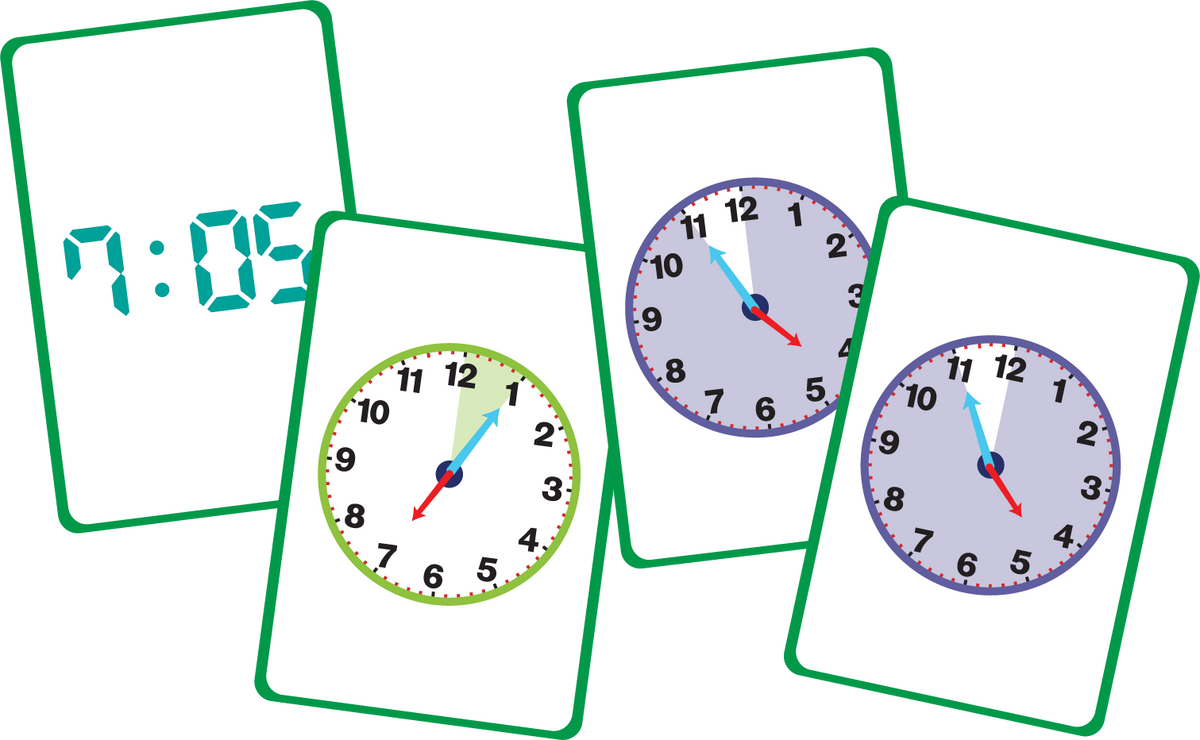 What's the Time Snap Card Game Digital and Analogue 20 Times