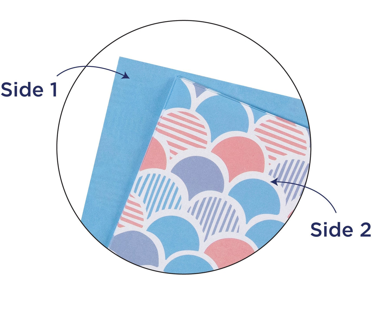 Origami Paper 200 Sheets Patterned One Side 10 Assorted Designs