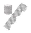 Learning Can Be Fun Black and White Lines Rolled Scalloped Border 15.24m