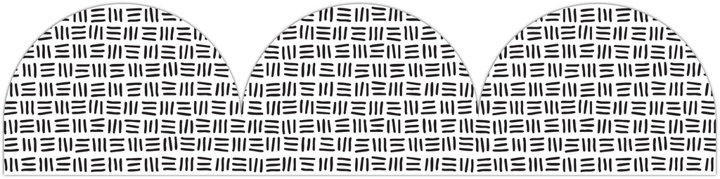 Learning Can Be Fun Black and White Lines Rolled Scalloped Border 15.24m