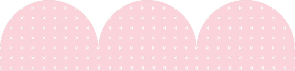 Learning Can Be Fun Pink Patterned Rolled Scalloped Border 15.24m