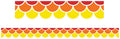 Learning Can Be Fun Warm Tones Scallops Classroom Border Pack of 12