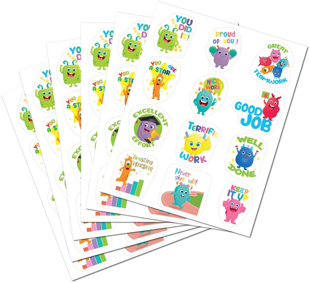 Learning Can Be Fun Giggle & Grow Merit Sticker Book 96 Stickers