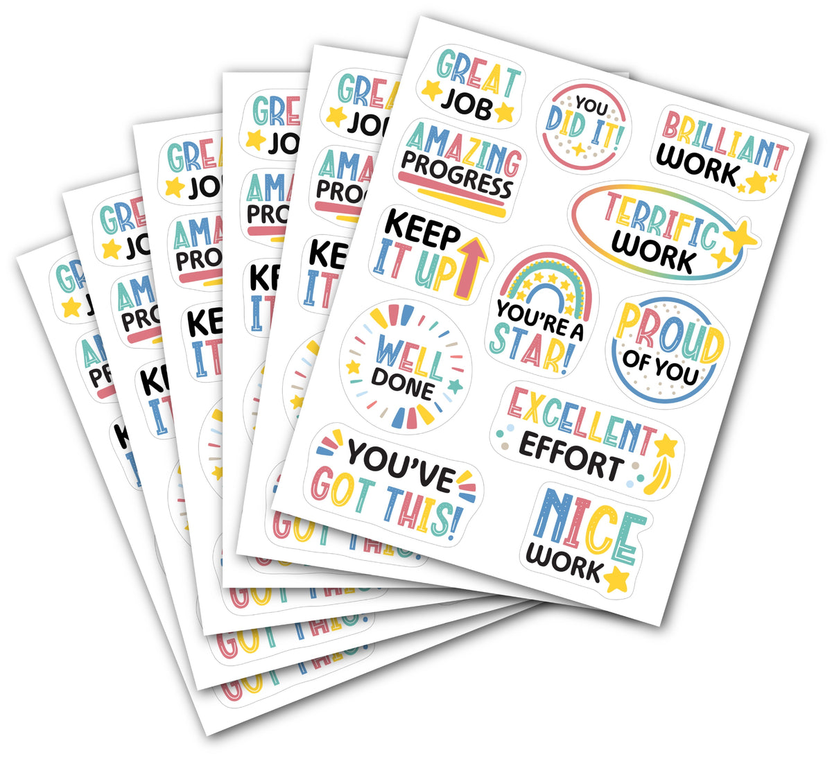 Learning Can Be Fun Growing Minds Merit Sticker Book 96 Stickers