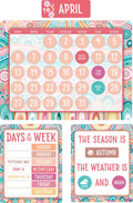 Learning Can Be Fun Sacred Country Calendar Bulletin Board Set