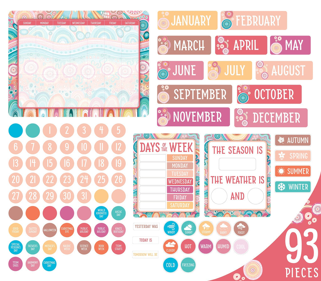 Learning Can Be Fun Sacred Country Calendar Bulletin Board Set