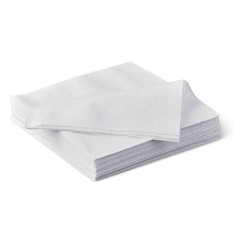 Earth Eco Cocktail Napkins 1 Ply White 240 x 240mm Carton 24 Packs