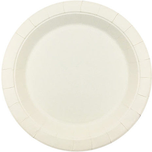 Earth Eco Economy Paper Plate 9 Inch White Pack of 50 Carton of 1000