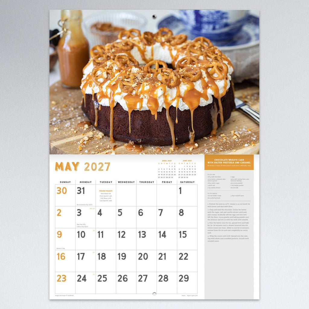 Easy2C Calendar 2027 Stitched Sugar and Spice A4