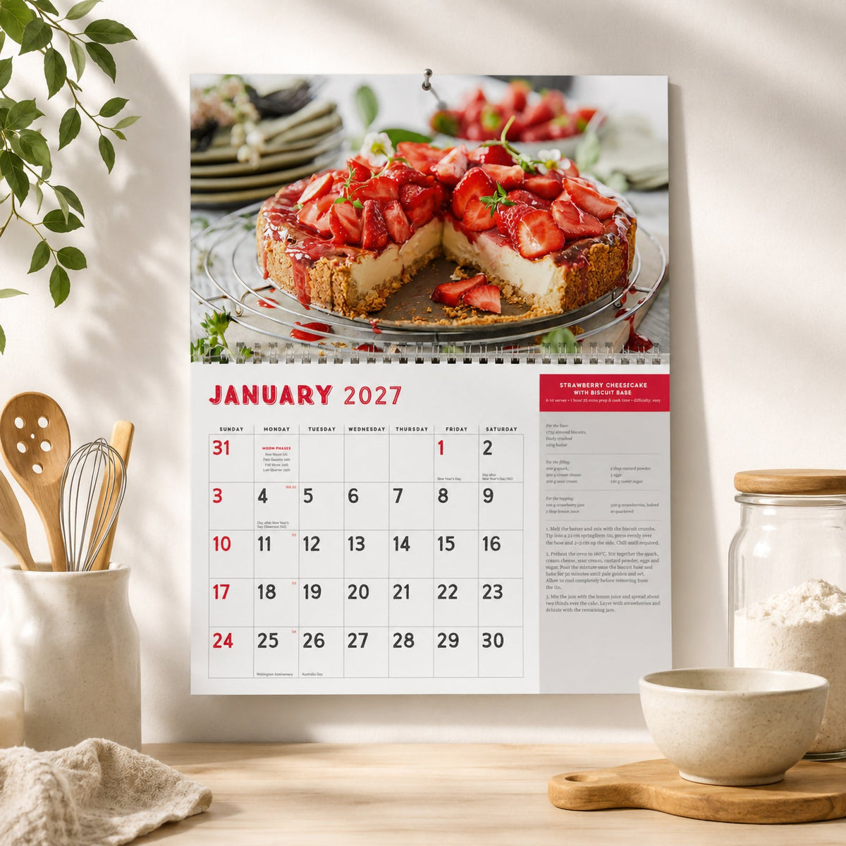 Easy2C Calendar 2027 Stitched Sugar and Spice A4