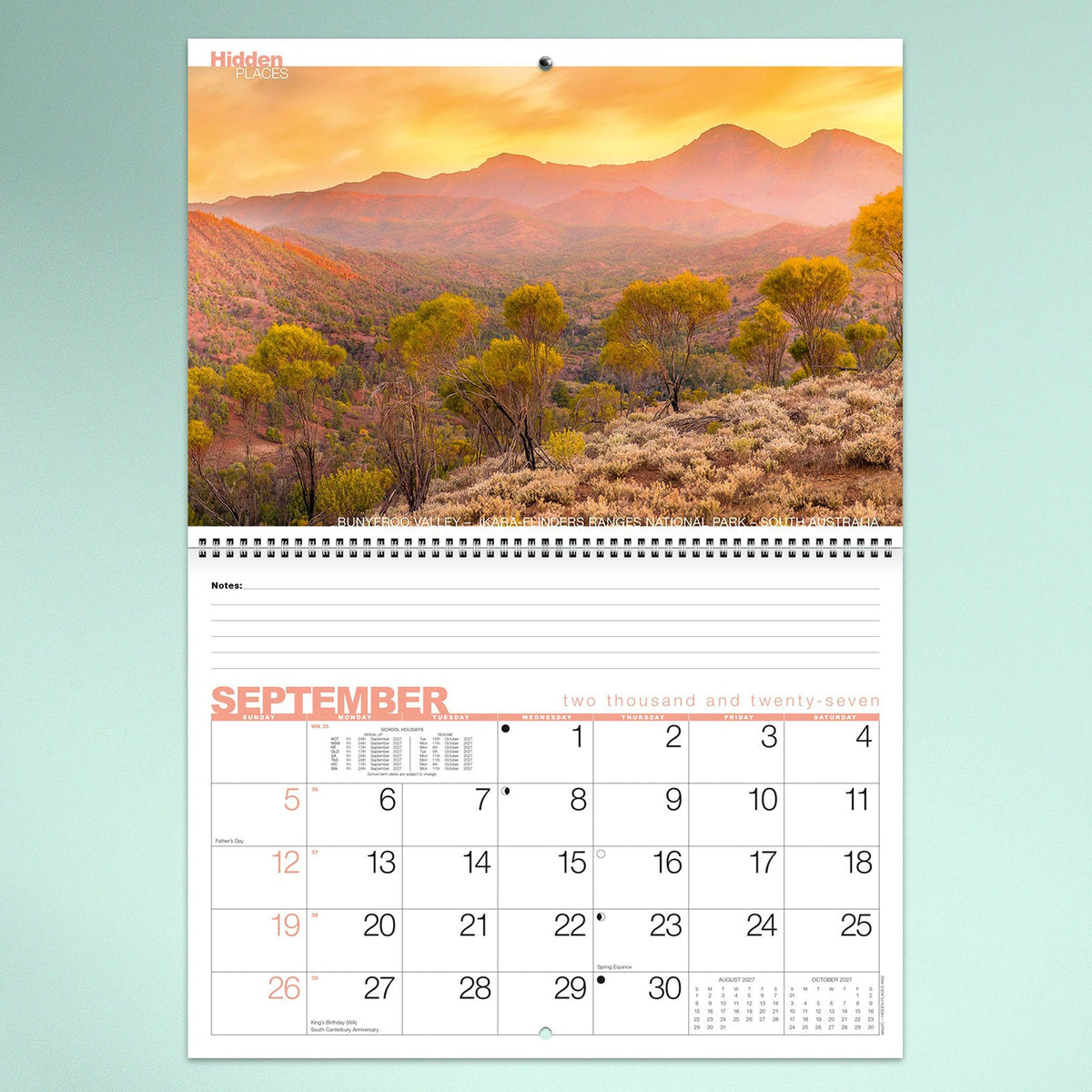 Easy2C Calendar 2027 Wiro Hidden Places 337 x 240mm