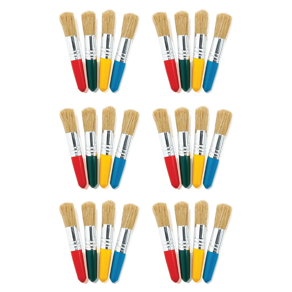 Educational Colours Baby Stubby Brush Pack 24