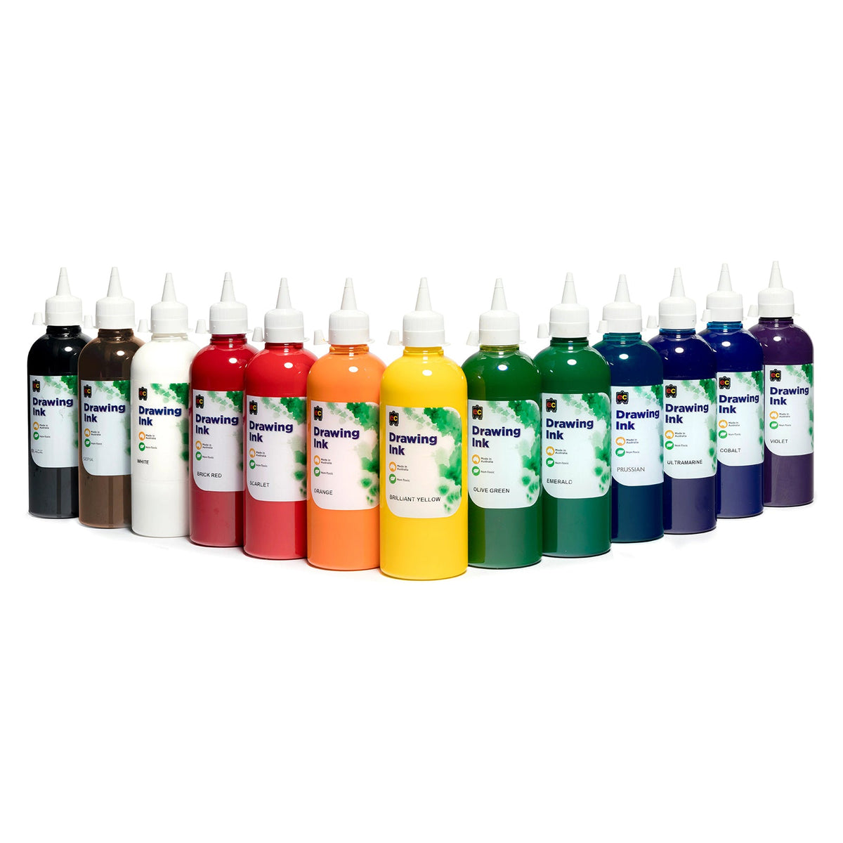 Educational Colours Drawing Ink 500ml Brilliant Yellow