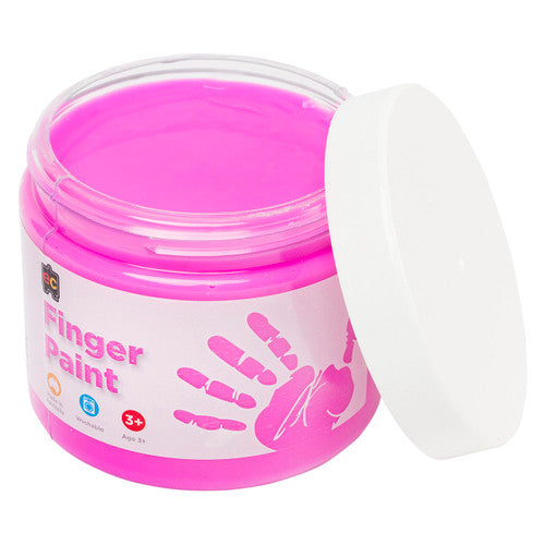 Educational Colours Finger Paint 250ml Tub Pink